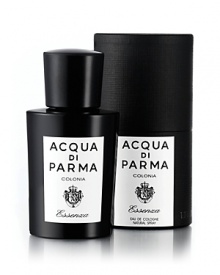The purest expression of Colonia. Refined and elegant, this Eau de Cologne from Acqua di Parma is hand crafted in the same tradition as the original and iconic Colonia, which since 1916 has represented the essence of Italian luxury and style. Colonia Essenza is a citrus woody fragrance which highlights the finest and purest essences used in fragrance making today. Notes: Bergamot, Lemon, Mandarin, Orange, Grapefruit, Petit grain, Neroli, Rosemary, Clove, Lilly of the Valley, Rose Accord, Jasmine Accord, Patchouli, Vetiver, White Musk, Amber. The purest expression of Colonia. Refined and elegant, this Eau de Cologne from Acqua di Parma is hand crafted in the same tradition as the original and iconic Colonia, which since 1916 has represented the essence of Italian luxury and style. Colonia Essenza is a citrus woody fragrance which highlights the finest and purest essences used in fragrance making today. Notes: Bergamot, Lemon, Mandarin, Orange, Grapefruit, Petit grain, Neroli, Rosemary, Clove, Lilly of the Valley, Rose Accord, Jasmine Accord, Patchouli, Vetiver, White Musk, Amber.