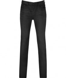Inject a cool Downtown edge into every look with Marc by Marc Jacobs black denim jeans - Classic five-pocket style, button closure, belt loops - Slim fit - Wear with tailored button-downs, modern knits and sneakers Inject a cool Downtown edge into every look with Marc by Marc Jacobs black denim jeans - Classic five-pocket style, button closure, belt loops - Slim fit - Wear with tailored button-downs, modern knits and sneakers
