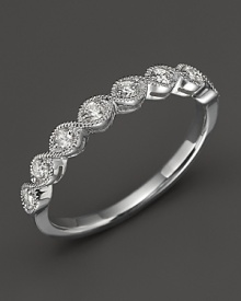 Diamond and 14K White Gold Stackable Ring, .25 ct. t.w. Diamond and 14K White Gold Stackable Ring, .25 ct. t.w.