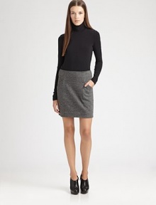 Rich wool knit finished with just a hint of stretch for a curve-hugging fit.Flat frontVertical seamsSlash pocketsCenter back zipperAbout 17 long96% wool/4% elastaneDry cleanImportedModel shown is 5'11 (180cm) wearing US size 4. Rich wool knit finished with just a hint of stretch for a curve-hugging fit.Flat frontVertical seamsSlash pocketsCenter back zipperAbout 17 long96% wool/4% elastaneDry cleanImportedModel shown is 5'11 (180cm) wearing US size 4.