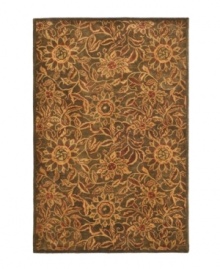 An intricate design of vintage-inspired French textiles, the Marseille Floral area rug presents heirloom tradition for the modern home. Hand-tufted to bring out refined detail in lush woven wool pile, creating sleek, home style from Lauren by Ralph Lauren. An intricate design of vintage-inspired French textiles, the Marseille Floral area rug presents heirloom tradition for the modern home. Hand-tufted to bring out refined detail in lush woven wool pile, creating sleek, home style from Lauren by Ralph Lauren.