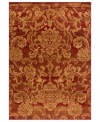 A sophisticated Damask design is brilliantly rendered in crisp golds and warm crimson in the Northport area rug from Kenneth Mink. Made in the USA of dense, yet luxuriously soft polypropylene, this area rug withstands heavy traffic with enduring style.