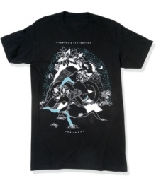The road less traveled. Stay on your own unique style path with this cool graphic t-shirt from American Rag. The road less traveled. Stay on your own unique style path with this cool graphic t-shirt from American Rag.