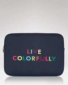On busy days, kate spade new york's printed laptop is a playful reminder to do something just for hue. On busy days, kate spade new york's printed laptop is a playful reminder to do something just for hue.