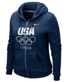 Show your support. Cheer on team USA with this comfortable graphic hoodie from Nike. Show your support. Cheer on team USA with this comfortable graphic hoodie from Nike.