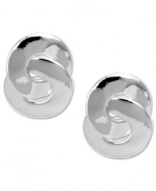 Style that goes on and on and on. These small eternity earrings by Jones New York are crafted from silver tone mixed metal. Approximate drop: 1/2 inch. Style that goes on and on and on. These small eternity earrings by Jones New York are crafted from silver tone mixed metal. Approximate drop: 1/2 inch.