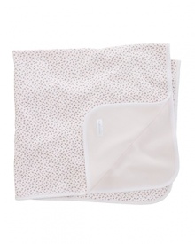 Crafted from two plush layers in a reversible floral-to-solid design, a soft cotton jersey blanket is perfect for swaddling and receiving. Crafted from two plush layers in a reversible floral-to-solid design, a soft cotton jersey blanket is perfect for swaddling and receiving.