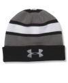 Switch it up with Under Armour's Four-in-One reversible beanie: Wear it the striped side with the cuff either up or down; or wear on the solid-colored side with the cuff up or down. Made with four-way stretch to keep a close and comfortable fit-any way you wear it.