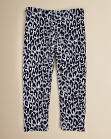 An animal print legging from Sofi blends a touch of camp into your wild child's flashy, fashion-forward look. An animal print legging from Sofi blends a touch of camp into your wild child's flashy, fashion-forward look.