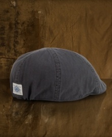 Soft herringbone cotton grants a classic, versatile cap the feel of a broken-in favorite.