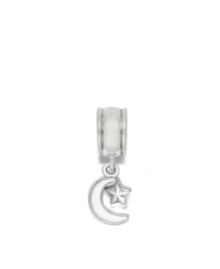 Let your dreams come alive with this sweet sterling silver moon-and-star charm. Donatella is a playful collection of charm bracelets and necklaces that can be personalized to suit your style! Available exclusively at Macy's. Let your dreams come alive with this sweet sterling silver moon-and-star charm. Donatella is a playful collection of charm bracelets and necklaces that can be personalized to suit your style! Available exclusively at Macy's.