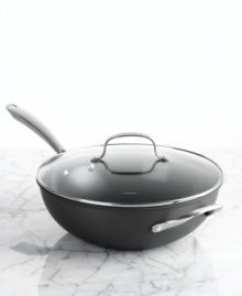Healthy meals, healthy planet. Cuisinart's eco-friendly Green Gourmet stir fry helps you feel good about your flavor, utilizing energy-saving hard-anodized construction, recycled materials and exclusive Ceramica(tm) nonstick technology that, unlike many nonstick surfaces, consumes no petroleum in its production. Limited lifetime warranty. Healthy meals, healthy planet. Cuisinart's eco-friendly Green Gourmet stir fry helps you feel good about your flavor, utilizing energy-saving hard-anodized construction, recycled materials and exclusive Ceramica(tm) nonstick technology that, unlike many nonstick surfaces, consumes no petroleum in its production. Limited lifetime warranty.