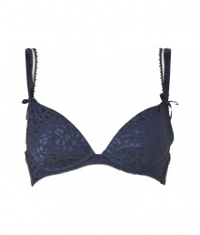 Add sultry style with this modernized animal print bra from Stella McCartney - D?colletage-enhancing push-up cups, wide adjustable straps with bow detail, back hook and eye closure - Pair with a low-cut top or dress or with matching panties for stylish lounging Add sultry style with this modernized animal print bra from Stella McCartney - D?colletage-enhancing push-up cups, wide adjustable straps with bow detail, back hook and eye closure - Pair with a low-cut top or dress or with matching panties for stylish lounging