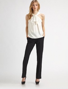 Made from Italian wool with a hint of stretch, classically tailored pants with back welt pockets.Hook-and-eye closureZip flyBack welt pocketsInseam, about 34Wool/elastaneDry cleanImported of Italian fabricSIZE & FIT Model shown is 5'10½ (179cm) wearing a US size 4. Made from Italian wool with a hint of stretch, classically tailored pants with back welt pockets.Hook-and-eye closureZip flyBack welt pocketsInseam, about 34Wool/elastaneDry cleanImported of Italian fabricSIZE & FIT Model shown is 5'10½ (179cm) wearing a US size 4.