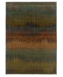 Truly a vibrant tale of color, the Odyssey area rug from Sphinx is cross-woven of 36 different colors which gives its variegated pattern incredible depth and textural interest. Intricately woven of pure polypropylene for exquisite strength and softness. Truly a vibrant tale of color, the Odyssey area rug from Sphinx is cross-woven of 36 different colors which gives its variegated pattern incredible depth and textural interest. Intricately woven of pure polypropylene for exquisite strength and softness.