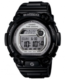 Hit the coast in style with this precise Tide Graph watch from Baby-G.