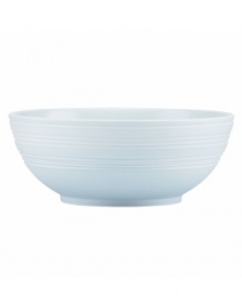 Elegance comes easy with the Fair Harbor pasta bowl. Durable stoneware in a cool sky hue is half glazed, half matte and totally timeless. Elegance comes easy with the Fair Harbor pasta bowl. Durable stoneware in a cool sky hue is half glazed, half matte and totally timeless.