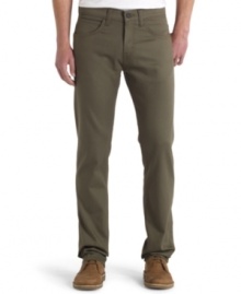 Get toned. These utility green jeans from Levi's shed some light on your denim style. Get toned. These utility green jeans from Levi's shed some light on your denim style.