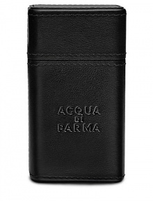 EXCLUSIVELY AT SAKS. The perfect travel companion, this luxury offering blends elegance and functionality. 100% handcrafted in Italy, the black leather case holds a refillable 1 oz. spray bottle of Colonia Essenza. The cover is designed to open effortlessly, and is discreetly embossed with the Colonia Essenza logo. Made in Italy. Please note: Travel spray sold separately. EXCLUSIVELY AT SAKS. The perfect travel companion, this luxury offering blends elegance and functionality. 100% handcrafted in Italy, the black leather case holds a refillable 1 oz. spray bottle of Colonia Essenza. The cover is designed to open effortlessly, and is discreetly embossed with the Colonia Essenza logo. Made in Italy. Please note: Travel spray sold separately.