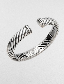 From the Waverly Collection. A simply chic style with an iconic, cabled design that's perfect for stacking or wearing alone. Sterling silverDiameter, about 2.5Hinged closureImported From the Waverly Collection. A simply chic style with an iconic, cabled design that's perfect for stacking or wearing alone. Sterling silverDiameter, about 2.5Hinged closureImported
