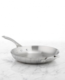 The professional's pick. Five layers of highly conductive metals, including a copper core, stainless steel interior and exterior and 2 layers of aluminum, heat and cool quickly & evenly to keep temperatures consistent across the entire pan. A brilliant dishwasher-safe exterior lights up your space and creates a versatile cooking surface, where searing and deglazing are nearly effortless. Lifetime warranty. The professional's pick. Five layers of highly conductive metals, including a copper core, stainless steel interior and exterior and 2 layers of aluminum, heat and cool quickly & evenly to keep temperatures consistent across the entire pan. A brilliant dishwasher-safe exterior lights up your space and creates a versatile cooking surface, where searing and deglazing are nearly effortless. Lifetime warranty.