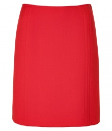 Add classic style to your work-ready look with this chic wool skirt from Jil Sander Navy - Classic mid-length skirt with welt seam details, concealed side zip closure - Style with a tie-neck blouse, a fitted blazer, and patent pumps Add classic style to your work-ready look with this chic wool skirt from Jil Sander Navy - Classic mid-length skirt with welt seam details, concealed side zip closure - Style with a tie-neck blouse, a fitted blazer, and patent pumps