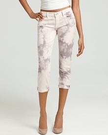 Update your summer denim with 7 For All Mankind's tie-dye jeans. These skinnies are a groovy way to do the season's color-denim trend.