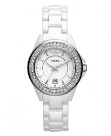 Blinding elegance in mini watch form, by Fossil.