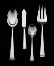 Charming and chic, for everyday dining. Wedgwood Notting Hill flatware boasts a delicately floral square tip in versatile stainless steel. Charming and chic, for everyday dining. Wedgwood Notting Hill flatware boasts a delicately floral square tip in versatile stainless steel.