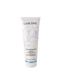 Gel Radiance Gel To Foam Cleanser. A luxurious balance of science and nature: reveal purified, pampered skin. This clarifying gel cleanser water-activates into a refreshing foam to gently remove makeup and impurities. Massage over wet face and throat. Rinse with lukewarm water. Avoid contact with eyes. If contact occurs, flush with water. Follow with Tonique Radiance for clarified and luminous skin.Dermatologist-tested for safety. Gel Radiance Gel To Foam Cleanser. A luxurious balance of science and nature: reveal purified, pampered skin. This clarifying gel cleanser water-activates into a refreshing foam to gently remove makeup and impurities. Massage over wet face and throat. Rinse with lukewarm water. Avoid contact with eyes. If contact occurs, flush with water. Follow with Tonique Radiance for clarified and luminous skin.Dermatologist-tested for safety.