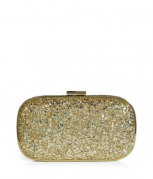 With a retro-inspired hard shell, this glam glitter clutch from cult-favorite accessory designer Anya Hindmarch is party-perfect - Rounded rectangular shape, logo-detailed clasp closure, allover glitter embellishment - Style with a sleek cocktail frock or a flirty club-ready look With a retro-inspired hard shell, this glam glitter clutch from cult-favorite accessory designer Anya Hindmarch is party-perfect - Rounded rectangular shape, logo-detailed clasp closure, allover glitter embellishment - Style with a sleek cocktail frock or a flirty club-ready look
