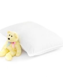 Designed specifically for children, this pillow from Sealy® features gentle, springy MaxiLoft Coils that provide the perfect support for a child's head and neck. A special weave prevents dust mites and allergens from entering the pillow and the pure cotton construction is free of chemicals and pesticides. Designed specifically for children, this pillow from Sealy® features gentle, springy MaxiLoft Coils that provide the perfect support for a child's head and neck. A special weave prevents dust mites and allergens from entering the pillow and the pure cotton construction is free of chemicals and pesticides.