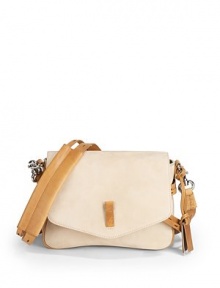 THE LOOKRemovable, adjustable contrast crossbody strap with smooth leather shoulder padContrast logo ID tagMagnetic flap with concealed push-lock closureContrast front leather loopContrast wrap-around buckle belt under the flapContrast leather-covered protective feetOne outside open pocketOne inside zip pocketOne inside open pocketInside logo detailTHE MEASUREMENTAdjustable crossbody strap THE LOOKRemovable, adjustable contrast crossbody strap with smooth leather shoulder padContrast logo ID tagMagnetic flap with concealed push-lock closureContrast front leather loopContrast wrap-around buckle belt under the flapContrast leather-covered protective feetOne outside open pocketOne inside zip pocketOne inside open pocketInside logo detailTHE MEASUREMENTAdjustable crossbody strap