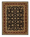 Introduce a combination of elegant Persian and European designs to your traditional home décor with this remarkable Nourison area rug. Hand-tufted with exceptional technique, this natural wool area rug features strands of genuine silk for exquisite detail that redefines luxury.