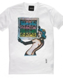 The one the ladies love. Rock out your weekend look with this RIFF T shirt featuring a graphic from The Rolling Stones. The one the ladies love. Rock out your weekend look with this RIFF T shirt featuring a graphic from The Rolling Stones.