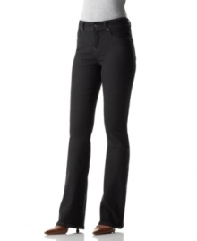 Look your slimmest in these Style&co. boot cut jeans, featuring a special tummy-smoothing panel at the front. Look your slimmest in these Style&co. boot cut jeans, featuring a special tummy-smoothing panel at the front.