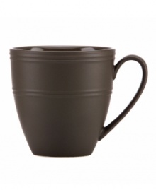 Elegance comes easy with the Fair Harbor mug. Durable stoneware in a warm mocha hue is half glazed, half matte and totally timeless. Elegance comes easy with the Fair Harbor mug. Durable stoneware in a warm mocha hue is half glazed, half matte and totally timeless.