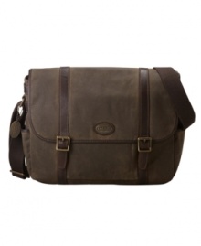 The classic messenger bag updated with a rustic appeal for your refined look from Fossil. The classic messenger bag updated with a rustic appeal for your refined look from Fossil.