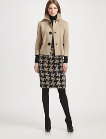 A bold houndstooth pattern is featured in this chic pencil silhouette. Banded waistConcealed back zipAbout 29 long48% polyacrylic/25% wool/19% polyester/8% polyamideDry cleanImported of Italian fabricModel shown is 5'11 (180cm) wearing US size 4. A bold houndstooth pattern is featured in this chic pencil silhouette. Banded waistConcealed back zipAbout 29 long48% polyacrylic/25% wool/19% polyester/8% polyamideDry cleanImported of Italian fabricModel shown is 5'11 (180cm) wearing US size 4.