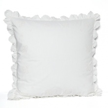 In the romantic tradition of heirloom linens, a mix of delicate embroidery, scalloped and eyelet ruffles and sunny seersucker layers with shades of soft chambray for a look of collected elegance. In the romantic tradition of heirloom linens, a mix of delicate embroidery, scalloped and eyelet ruffles and sunny seersucker layers with shades of soft chambray for a look of collected elegance.