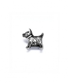 Brighten up your necklace or bracelet with this fun-loving friend. Sterling silver bead features a textured Scottish Terrier. Donatella is a playful collection of charm bracelets and necklaces that can be personalized to suit your style! Available exclusively at Macy's. Brighten up your necklace or bracelet with this fun-loving friend. Sterling silver bead features a textured Scottish Terrier. Donatella is a playful collection of charm bracelets and necklaces that can be personalized to suit your style! Available exclusively at Macy's.