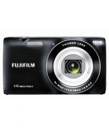 Capture the world in all of its vivid wonder with this camera from Fuji.