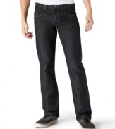 Getting the workaday blues never felt so good. These rough and rugged Levi's add classic masculine grit to any guy's weekend rotation.