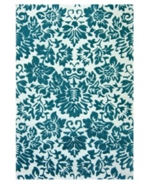 Toile tales. The St. Croix Structure area rug boasts a classic pattern in fresh fashion colors, featuring dimensional details that pop in aqua against a plain beige ground. Hand tufted in India by highly skilled weavers, this 100% wool rug looks great in any space and feels fantastic underfoot. Toile tales. The St. Croix Structure area rug boasts a classic pattern in fresh fashion colors, featuring dimensional details that pop in aqua against a plain beige ground. Hand tufted in India by highly skilled weavers, this 100% wool rug looks great in any space and feels fantastic underfoot.