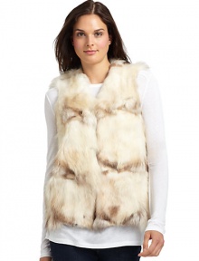 THE LOOKPlush dyed raccoon fur constructionHook-and-eye closureTHE FITAbout 23 from shoulder to hemTHE MATERIALRaccoon furFully linedCARE & ORIGINClean by fur specialistFur origin: USAMade in USAModel shown is 5'9½ (176cm) wearing US size Small. THE LOOKPlush dyed raccoon fur constructionHook-and-eye closureTHE FITAbout 23 from shoulder to hemTHE MATERIALRaccoon furFully linedCARE & ORIGINClean by fur specialistFur origin: USAMade in USAModel shown is 5'9½ (176cm) wearing US size Small.