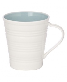 This charming porcelain mug features a four-ringed motif. Mix and match with other Tin Can Alley Blue pieces for a subtly varied table setting. Qualifies for Rebate This charming porcelain mug features a four-ringed motif. Mix and match with other Tin Can Alley Blue pieces for a subtly varied table setting. Qualifies for Rebate
