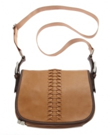Beautiful braiding and fabulous functionality. What more could you ask for from your handbag? This easy-going saddle flap design from Giani Bernini is the perfect go-anywhere shape that will keep all your daily necessities within arm's reach. Beautiful braiding and fabulous functionality. What more could you ask for from your handbag? This easy-going saddle flap design from Giani Bernini is the perfect go-anywhere shape that will keep all your daily necessities within arm's reach.