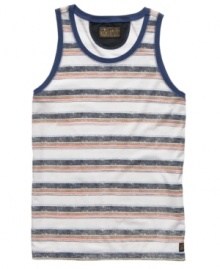 Greet the warm weather in cool, casual style. This tank from Lucky Brand Jeans fits the bill.