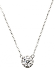 Petite sparkle for your perfect little one. Crafted in platinum over sterling silver, CRISLU's children's pendant showcases a dazzling clear cubic zirconia (1 ct. t.w.). Approximate length: 13 inches + 1-1/2-inch extender. Approximate drop: 1/4 inch. Petite sparkle for your perfect little one. Crafted in platinum over sterling silver, CRISLU's children's pendant showcases a dazzling clear cubic zirconia (1 ct. t.w.). Approximate length: 13 inches + 1-1/2-inch extender. Approximate drop: 1/4 inch.