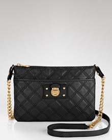 Marc Jacobs' quilted leather bag is a vibrant shot. Shake up your palette and carry this color-pop crossbody to brighten this season's muted styles. Marc Jacobs' quilted leather bag is a vibrant shot. Shake up your palette and carry this color-pop crossbody to brighten this season's muted styles.
